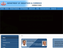 Tablet Screenshot of keralaindustry.org